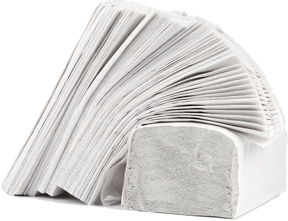 Toalha de Papel New Paper Branca 20x21cm Pacote com 1.000 Folhas
