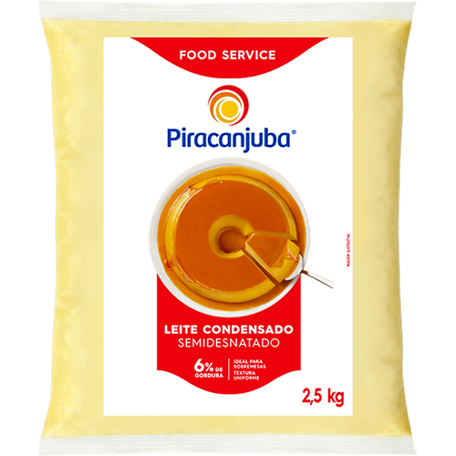Leite-Condensado-Semidesnatado-Food-Service-Piracanjuba-Pacote-25kg Leite-Condensado-Semidesnatado-Food-Service-Piracanjuba-Pacote-25kg
