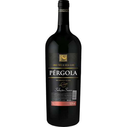 Vinho-Brasileiro-Tinto-Suave-Selecao-Pergola-Serra-Gaucha-Garrafa-1l Vinho-Brasileiro-Tinto-Suave-Selecao-Pergola-Serra-Gaucha-Garrafa-1l