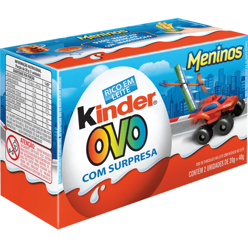 Kinder-Ovo-Laranja-2-unis-40g Kinder-Ovo-Laranja-2-unis-40g