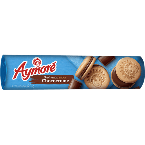 Biscoito-Baunilha-Recheio-Chococreme-Aymore-Pacote-120g Biscoito-Baunilha-Recheio-Chococreme-Aymore-Pacote-120g