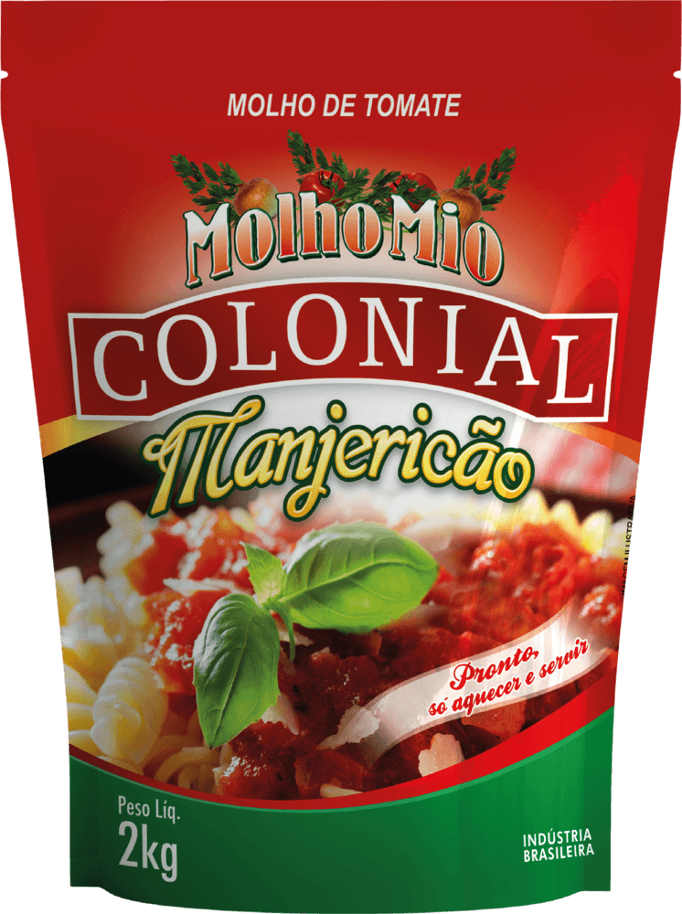Molho Tomate Colonial com Manjericão 2 Kg