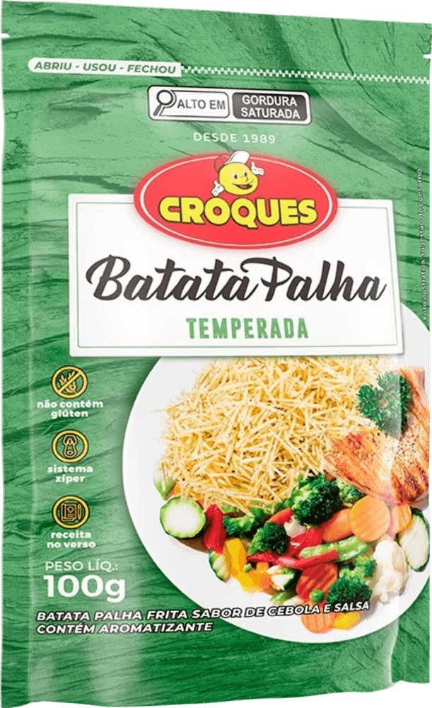 Batata Palha Croques Cebola e Salsa 100g