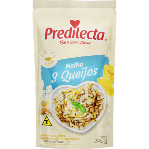 Molho-3-Queijos-Predilecta-Sache-240g Molho-3-Queijos-Predilecta-Sache-240g