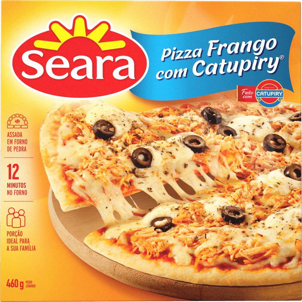 Pizza de frango com Catupiry® Seara 460g