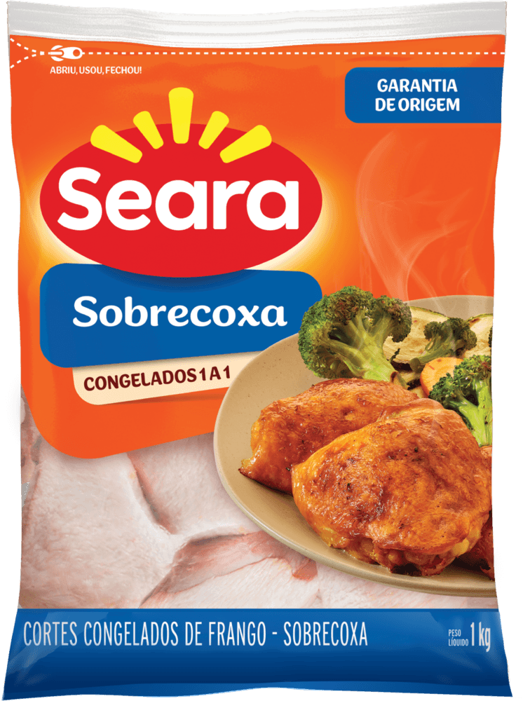 Sobrecoxa Seara IQF 1kg