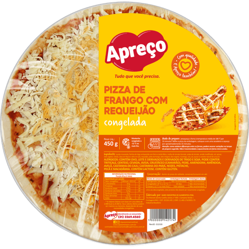 Pizza-Apreco-Congelada-Frango-com-Requeijao-450g Pizza-Apreco-Congelada-Frango-com-Requeijao-450g
