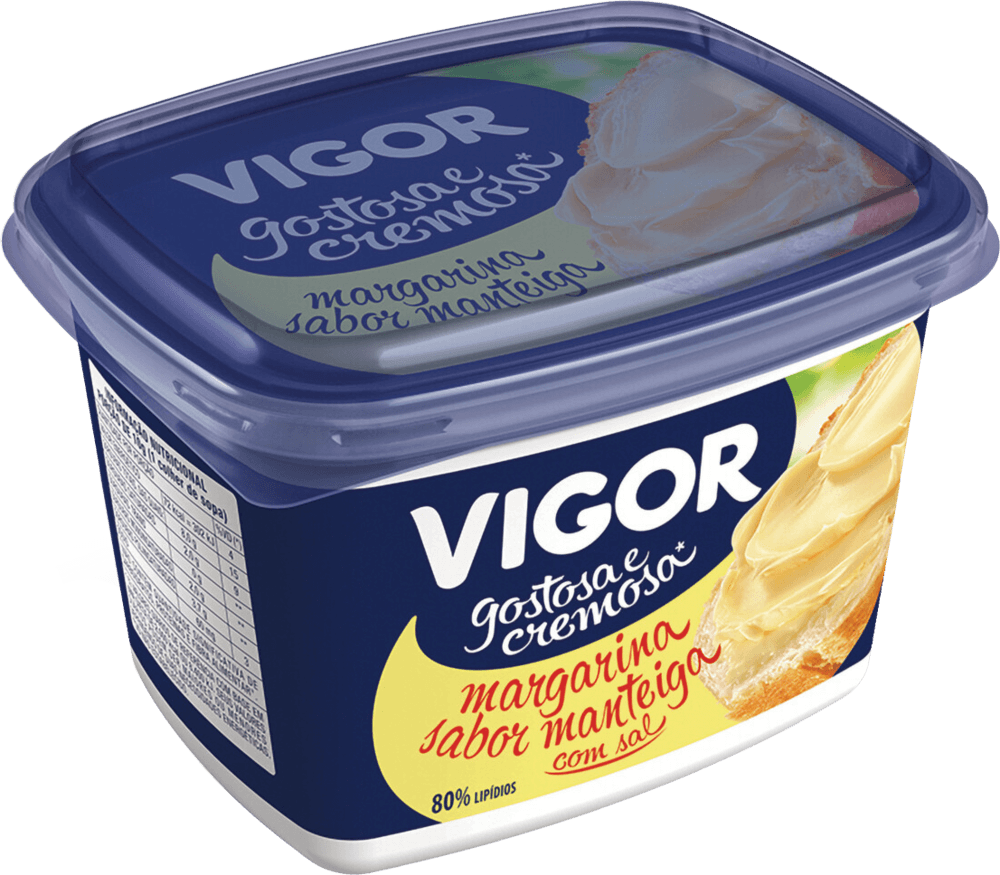Margarina Vigor 80%Lipídios Com Sal 500g