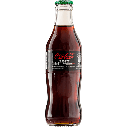 Refrigerante-Coca-Cola-Zero-Garrafa-250ml Refrigerante-Coca-Cola-Zero-Garrafa-250ml