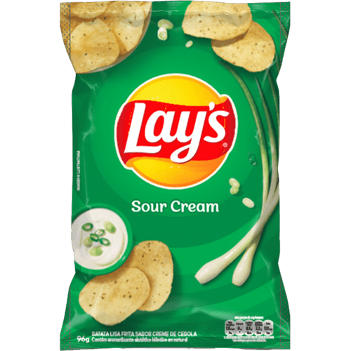 Batata-Frita-Lisa-Sour-Cream-Creme-de-Cebola-Lay-s-Pacote-96g