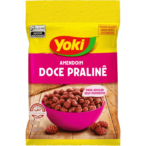 Amendoim-Doce-Praline-Yoki-Pacote-150g Amendoim-Doce-Praline-Yoki-Pacote-150g