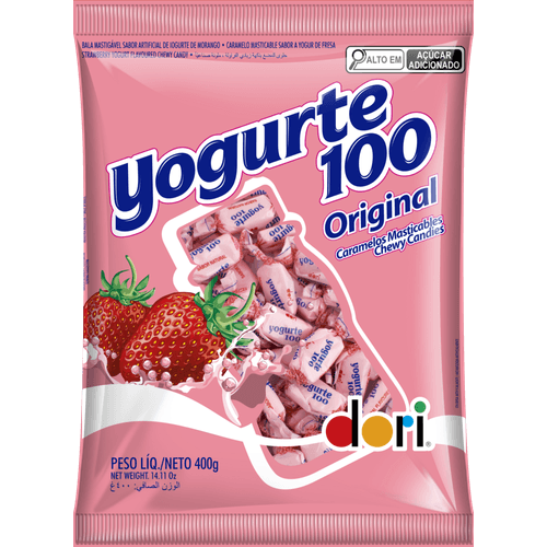 BALA-MASTIG-DORI-400G-YOGURTE-MORANGO BALA-MASTIG-DORI-400G-YOGURTE-MORANGO