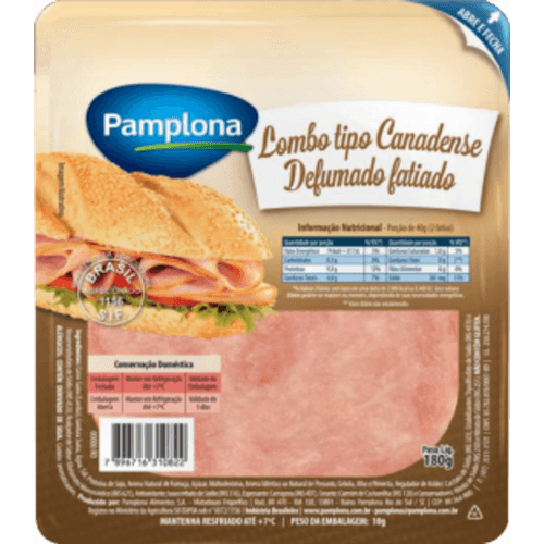 Lombo-Canadense-Defumado-em-Fatias-Food-Service-Pamplona-1kg Lombo-Canadense-Defumado-em-Fatias-Food-Service-Pamplona-1kg