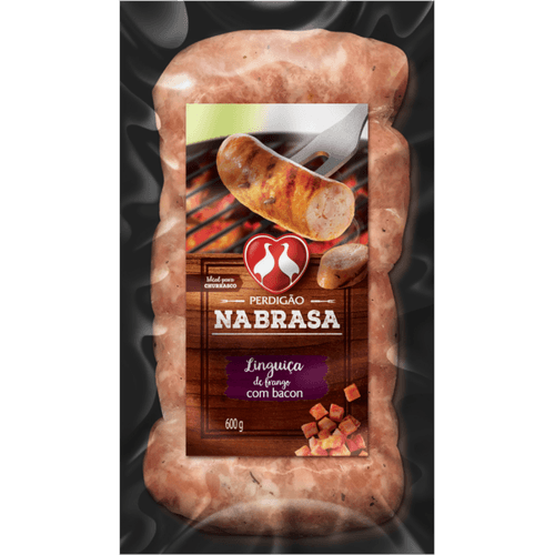 Linguica-de-Frango-com-Bacon-Perdigao-na-Brasa-600g Linguica-de-Frango-com-Bacon-Perdigao-na-Brasa-600g