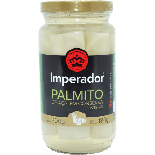 Palmito-Imperador-Inteiro-Vidro-180g Palmito-Imperador-Inteiro-Vidro-180g