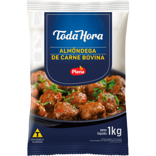 Almondega-Bovina-Plena-Pacote-1kg Almondega-Bovina-Plena-Pacote-1kg