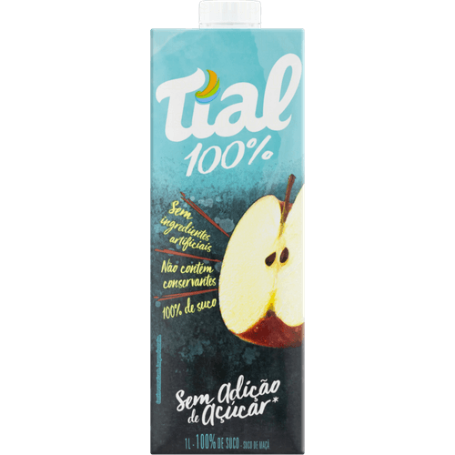 Suco-de-Maca-sem-Adicao-de-Acucar-Tial-100--Caixa-1l Suco-de-Maca-sem-Adicao-de-Acucar-Tial-100--Caixa-1l