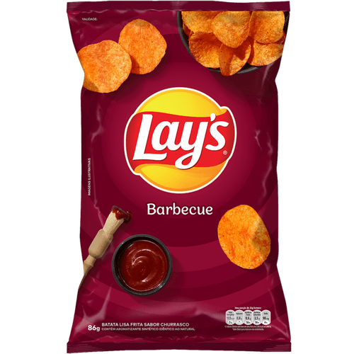 Batata-Frita-Lisa-Barbecue-Churrasco-Lay-s-Pacote-86g Batata-Frita-Lisa-Barbecue-Churrasco-Lay-s-Pacote-86g