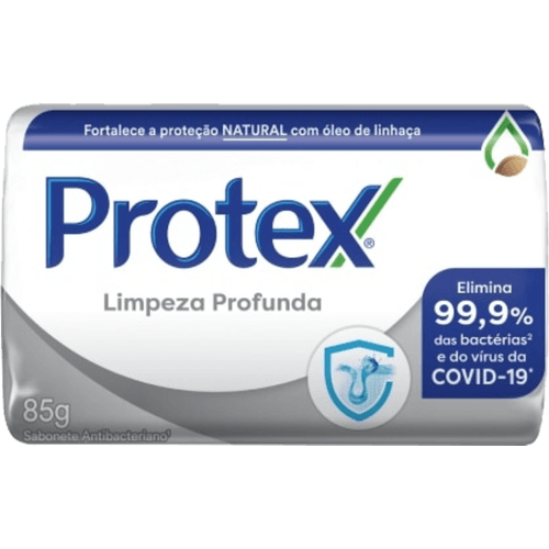 Sabonete-em-Barra-Antibacteriano-Protex-Limpeza-Profunda-Envoltorio-85g Sabonete-em-Barra-Antibacteriano-Protex-Limpeza-Profunda-Envoltorio-85g