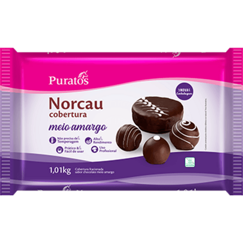 Cobertura-Norcau-Premium-Fracionada-Chocolate-Meio-Amargo-101kg Cobertura-Norcau-Premium-Fracionada-Chocolate-Meio-Amargo-101kg