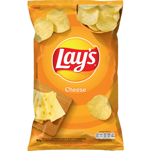 Batata-Frita-Lisa-Cheese-Queijo-Emmental-Lay-s-Pacote-86g