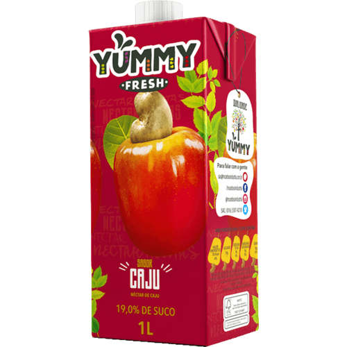 Nectar-Yummy-Caju-1-Litro Nectar-Yummy-Caju-1-Litro