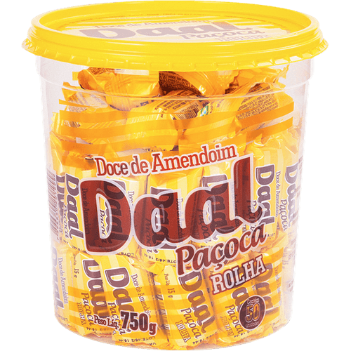 Doce-de-Amendoim-Pacoca-Rolha-Embrulhada-750g-Daal Doce-de-Amendoim-Pacoca-Rolha-Embrulhada-750g-Daal