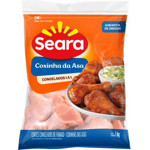Coxinha-da-asa-Seara-IQF-1kg Coxinha-da-asa-Seara-IQF-1kg