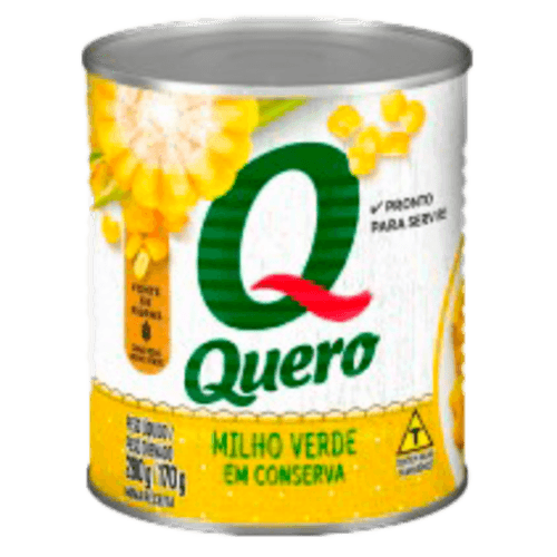 Milho-Verde-em-Conserva-Quero-Lata-Peso-Liquido-280g-Peso-Drenado-170g Milho-Verde-em-Conserva-Quero-Lata-Peso-Liquido-280g-Peso-Drenado-170g