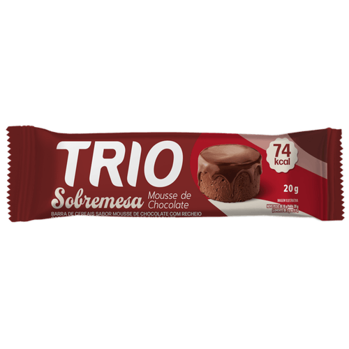 Barra-de-Cereal-Mousse-de-Chocolate-com-Recheio-e-Cobertura-Chocolate-Trio-Deli-Pacote-20g Barra-de-Cereal-Mousse-de-Chocolate-com-Recheio-e-Cobertura-Chocolate-Trio-Deli-Pacote-20g