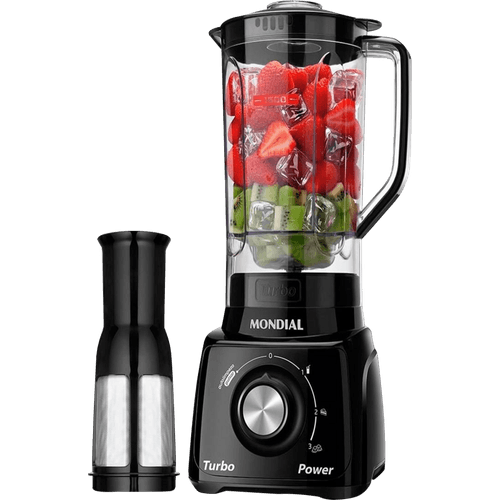 Liquidificador-Mondial-Turbo-Power-Preto-110V Liquidificador-Mondial-Turbo-Power-Preto-110V