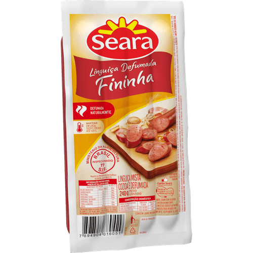 Linguica-fininha-defumada-Seara-215g Linguica-fininha-defumada-Seara-215g