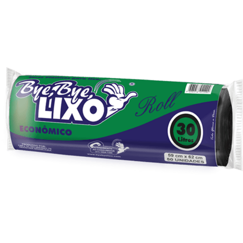 Saco-de-Lixo-Economico-Bye-Bye-Lixo-Rolo-30-Litros