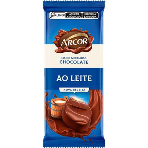 Chocolate-ao-Leite-Arcor-Pacote-80g Chocolate-ao-Leite-Arcor-Pacote-80g