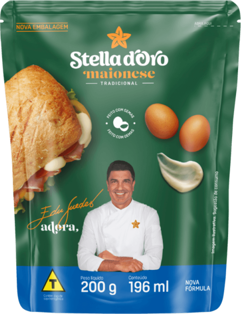 Maionese Tradicional Stella Doro Sachê 200g