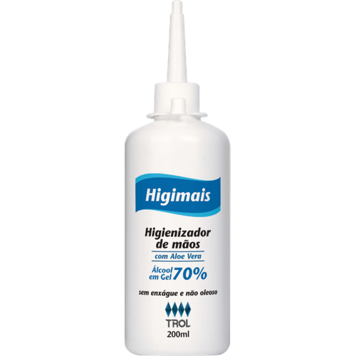 Alcool-Gel-Higienizador-de-Maos-Higimais-70--Aloe-Vera-200ml Alcool-Gel-Higienizador-de-Maos-Higimais-70--Aloe-Vera-200ml