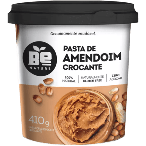 Pasta-de-Amendoim-Crocante-Zero-Acucar-Be-Nature-410g Pasta-de-Amendoim-Crocante-Zero-Acucar-Be-Nature-410g