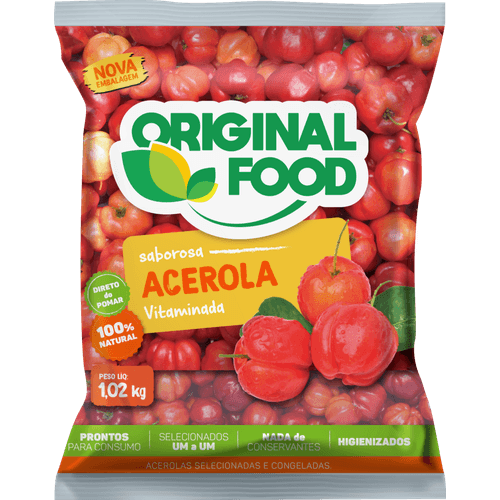 Acerola-Congelada-Original-Food-Pacote-102Kg Acerola-Congelada-Original-Food-Pacote-102Kg