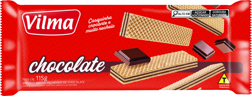 Biscoito Wafer Chocolate 115g