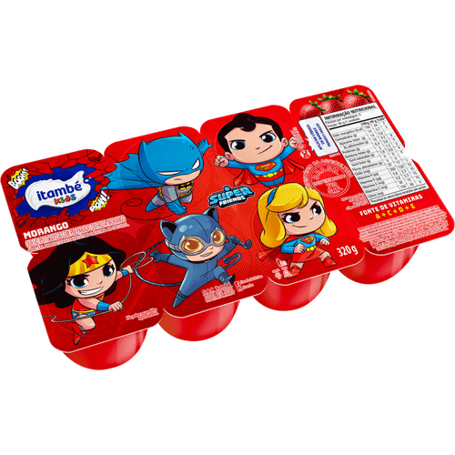 Queijo-Petit-Suisse-com-Preparado-de-Fruta-Morango-Justice-League-Itambe-Kids-Bandeja-320g-8-Unidades Queijo-Petit-Suisse-com-Preparado-de-Fruta-Morango-Justice-League-Itambe-Kids-Bandeja-320g-8-Unidades