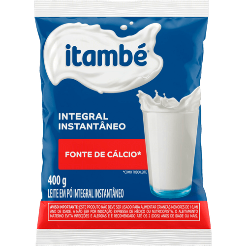 Leite-em-Po-Instantaneo-Integral-Itambe-Pacote-400g Leite-em-Po-Instantaneo-Integral-Itambe-Pacote-400g