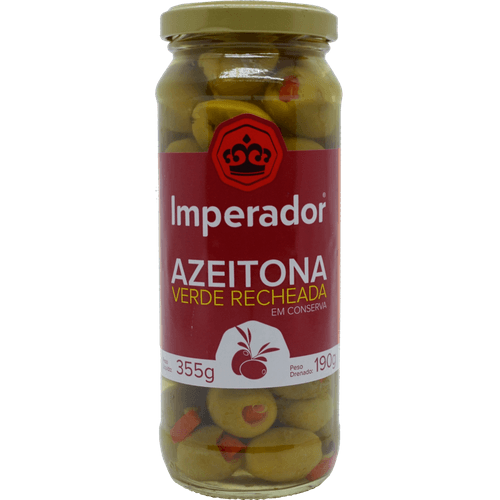 Azeitona-Imperador-Verde-Recheada-190g- Azeitona-Imperador-Verde-Recheada-190g-