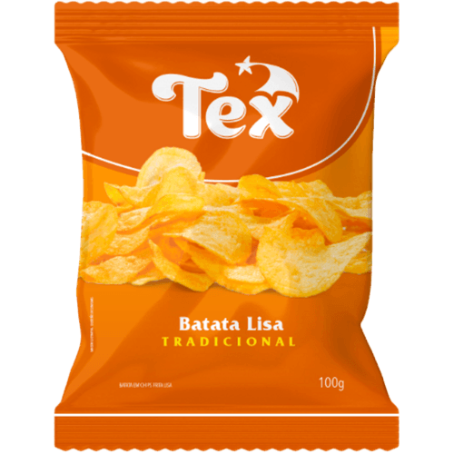 Batata-Frita-Lisa-Chips-Tradicional-Tex-Pacote-100g Batata-Frita-Lisa-Chips-Tradicional-Tex-Pacote-100g