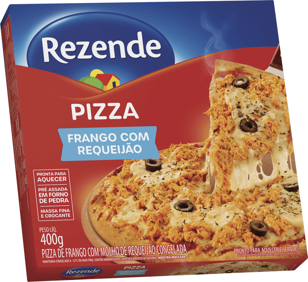 Pizza de frango com requeijão Rezende 400g