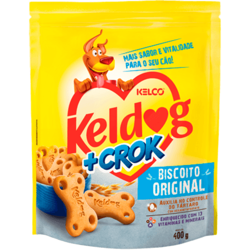 Biscoito-para-Caes-Adultos-Original-Keldog--Crok-Pouch-400g Biscoito-para-Caes-Adultos-Original-Keldog--Crok-Pouch-400g
