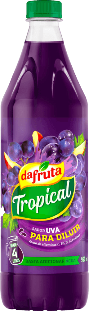 Suco para Diluir Uva Dafruta Tropical Garrafa 950ml