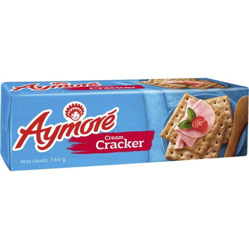 Biscoito-Cream-Cracker-Aymore-Pacote-164g Biscoito-Cream-Cracker-Aymore-Pacote-164g