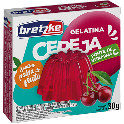 Gelatina-Po-Cereja-Bretzke-Caixa-30g Gelatina-Po-Cereja-Bretzke-Caixa-30g