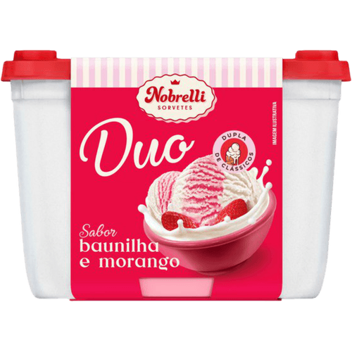 Sorvete-Baunilha-e-Morango-Nobrelli-Duo-Pote-13l Sorvete-Baunilha-e-Morango-Nobrelli-Duo-Pote-13l