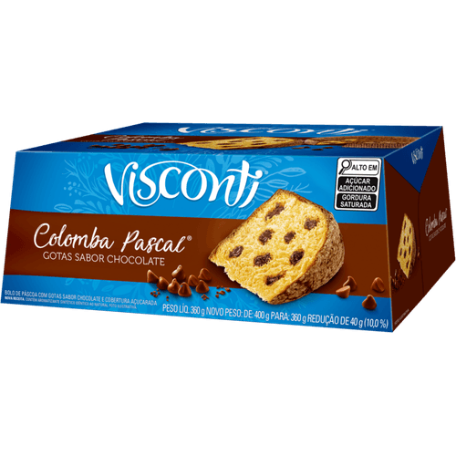 Bolo-de-Pascoa-com-Gotas-de-Chocolate-e-Cobertura-Acucarada-Visconti-Colomba-Caixa-360g Bolo-de-Pascoa-com-Gotas-de-Chocolate-e-Cobertura-Acucarada-Visconti-Colomba-Caixa-360g